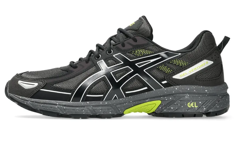 ASICS Gel-Venture 6 Obsidian Grey Black Lime (1203A438-027)