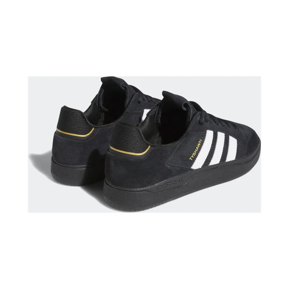 adidas Tyshawn Low Core Black / Cloud White / Gold Metallic (HQ2004)