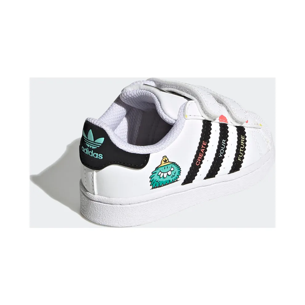 adidas x Kevin Lyons Superstar Cloud White / Core Black / Radiant Aqua (H05269)