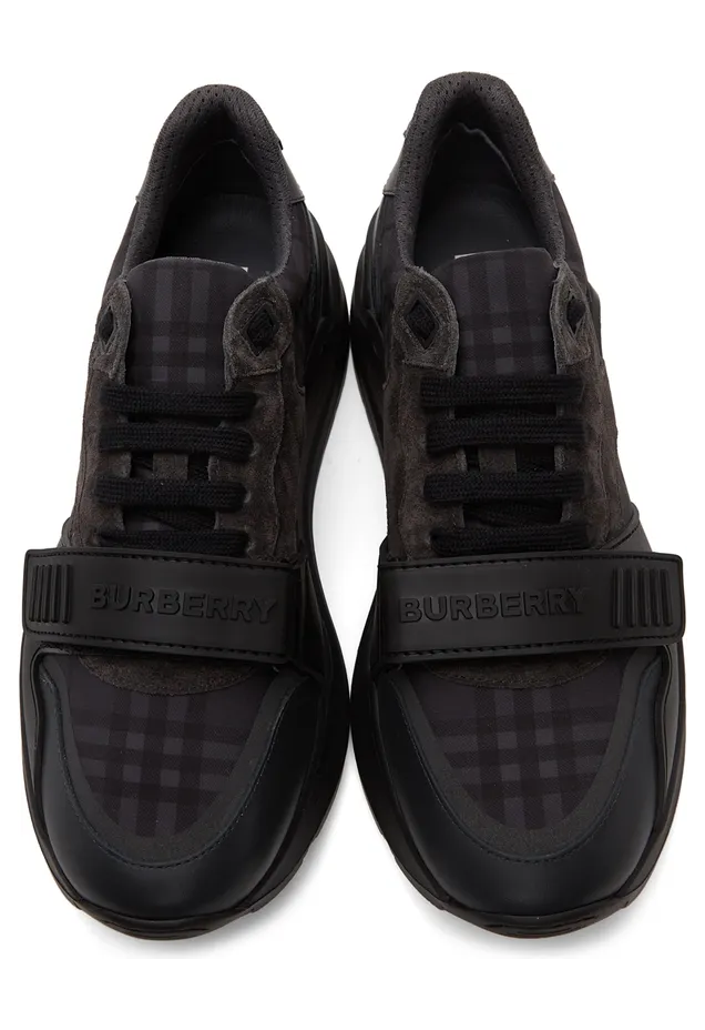 Burberry Grey Vintage Check Sneakers (8042200) (5)