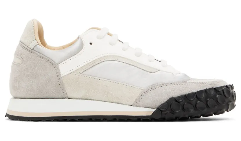 Spalwart Gray & White Track Trainer Sneakers (65039730030)
