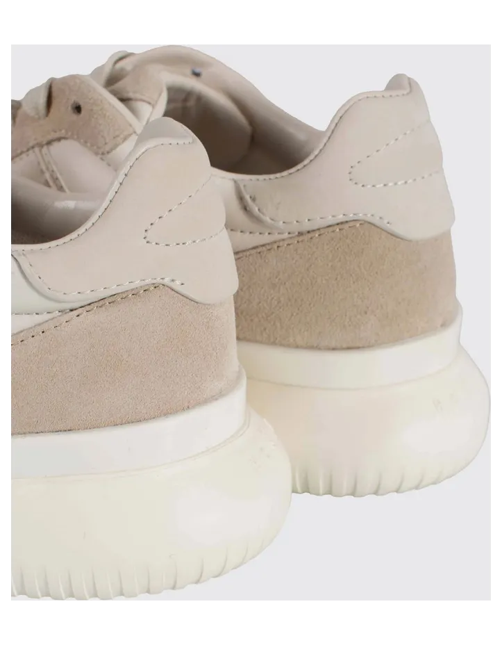 Hogan H709 Suede Sneakers Beige (HXM7090GB90UHG948Q) (2)