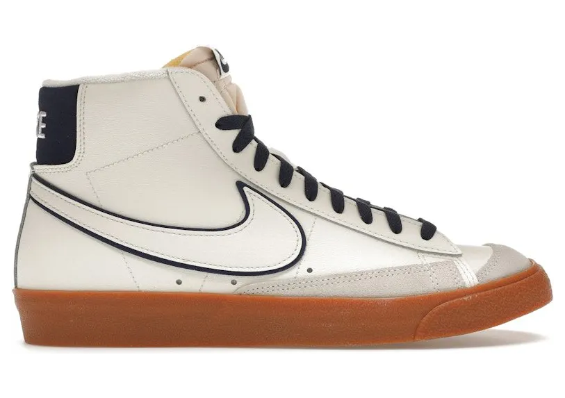 Nike Blazer Mid 77 PRM Sail Navy Gum (DQ7672-100)