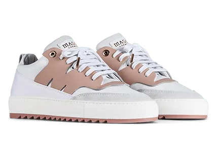 Mason Garments Torino M Leather – White / Pink Weiß (SS21-24B)