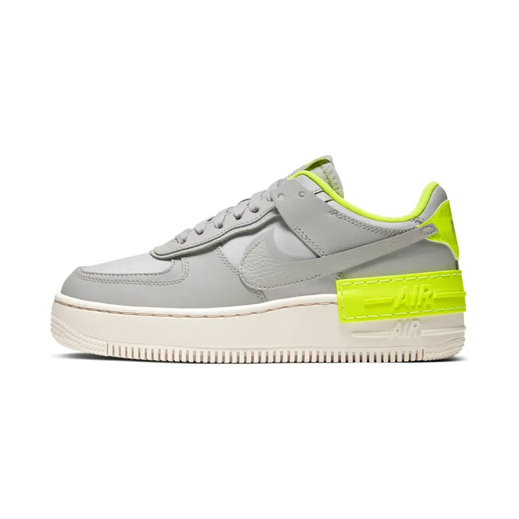 Nike Air Force 1 Shadow ‘Atmosphere Grey’ “Atmosphere Grey / Light Orewood Brown / Volt” (CQ3317-002)