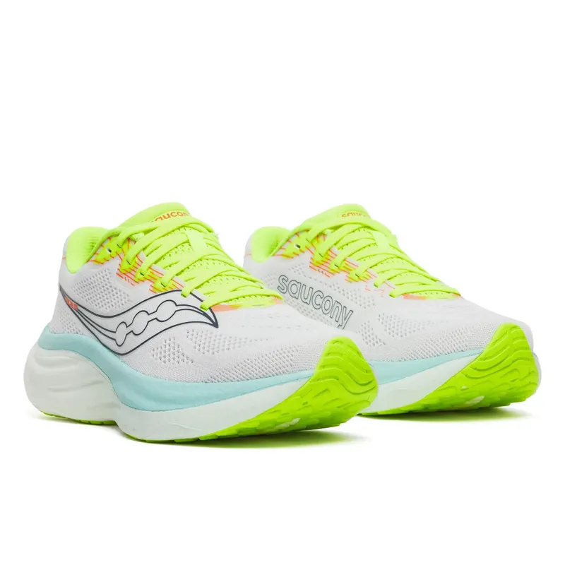 SAUCONY Ride 19 “White / Splash” (S11055-131)