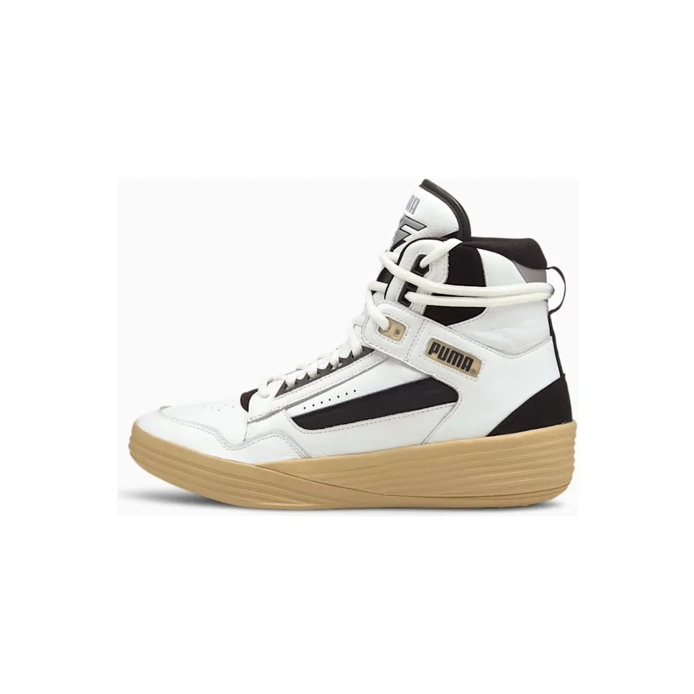 Puma x KUZMA Clyde All-Pro Mid Basketball Shoes White/Beige (194836-01)