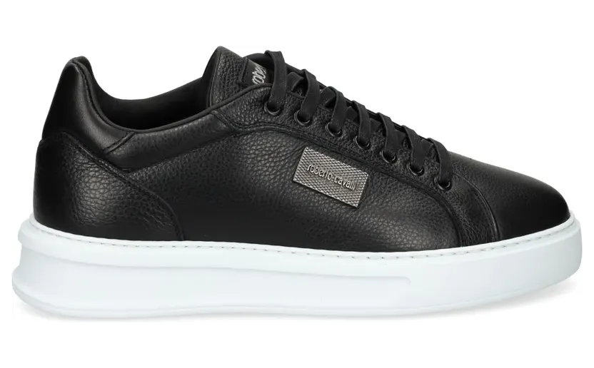 Roberto Cavalli met leren plakkaat “Black” (29766A)