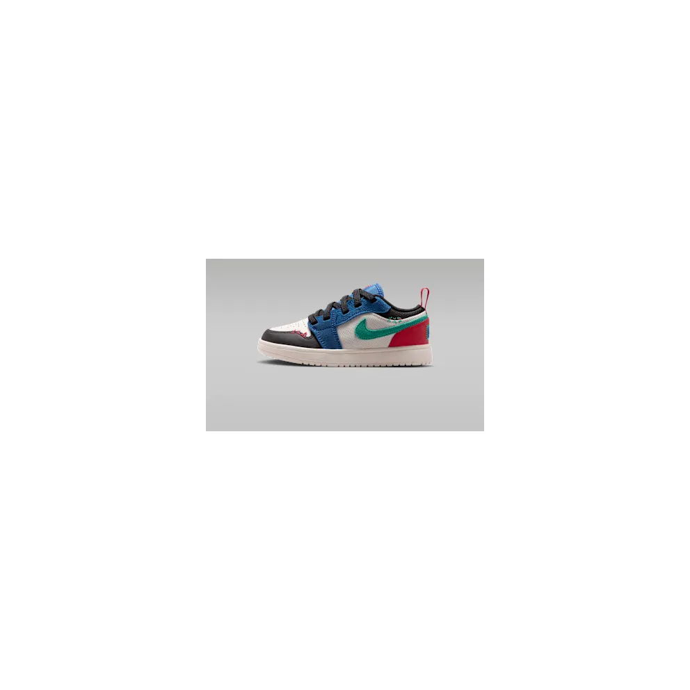 Nike Jordan 1 Low Alt SE “True Blue/University Red/Kinetic Green/Black” (IO2054-401)