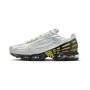 Nike Air Max Plus 3 “Metallic Silver / Light Smoke Grey / Obsidian / Opti Yellow” (FZ4623-001)