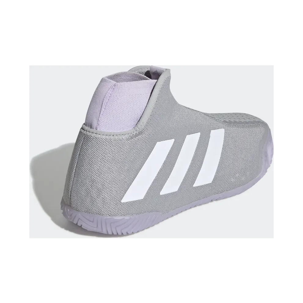 adidas Stycon Laceless Hard Court Grey Two Purple Tint (W) Grey Two/Cloud White/Purple Tint (EF2696)