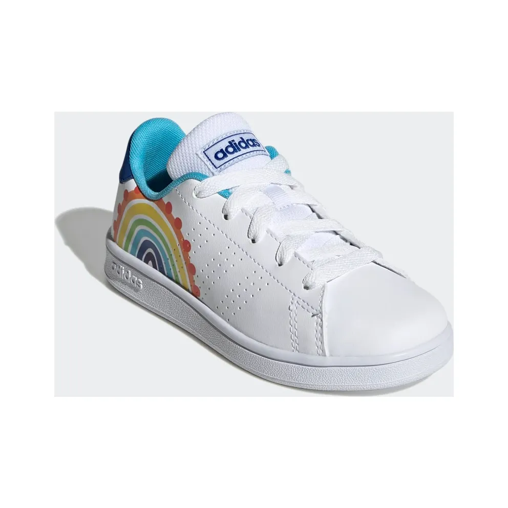 Adidas Advantage Lifestyle Court Lace Cloud White / Royal Blue / Bright Cyan (GW2000)