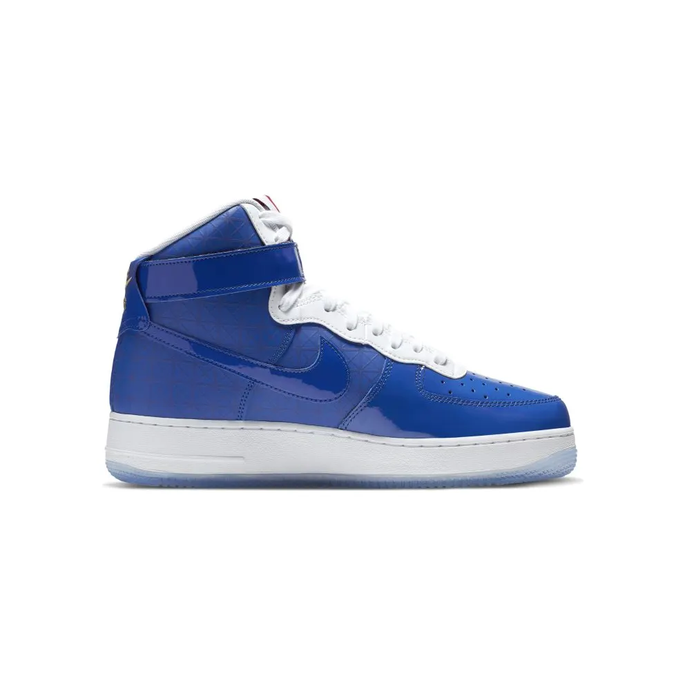 Nike Air Force 1 High Detroit Pistons NBA Finals Game Royal/Game Royal/White (CI9880-400)