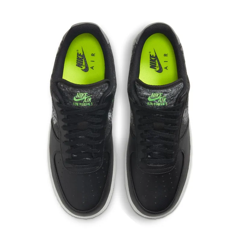 Nike Air Force 1 ’07 LV8 Black Electric Green Black/Electric Green/Light Bone (CV1698-001)