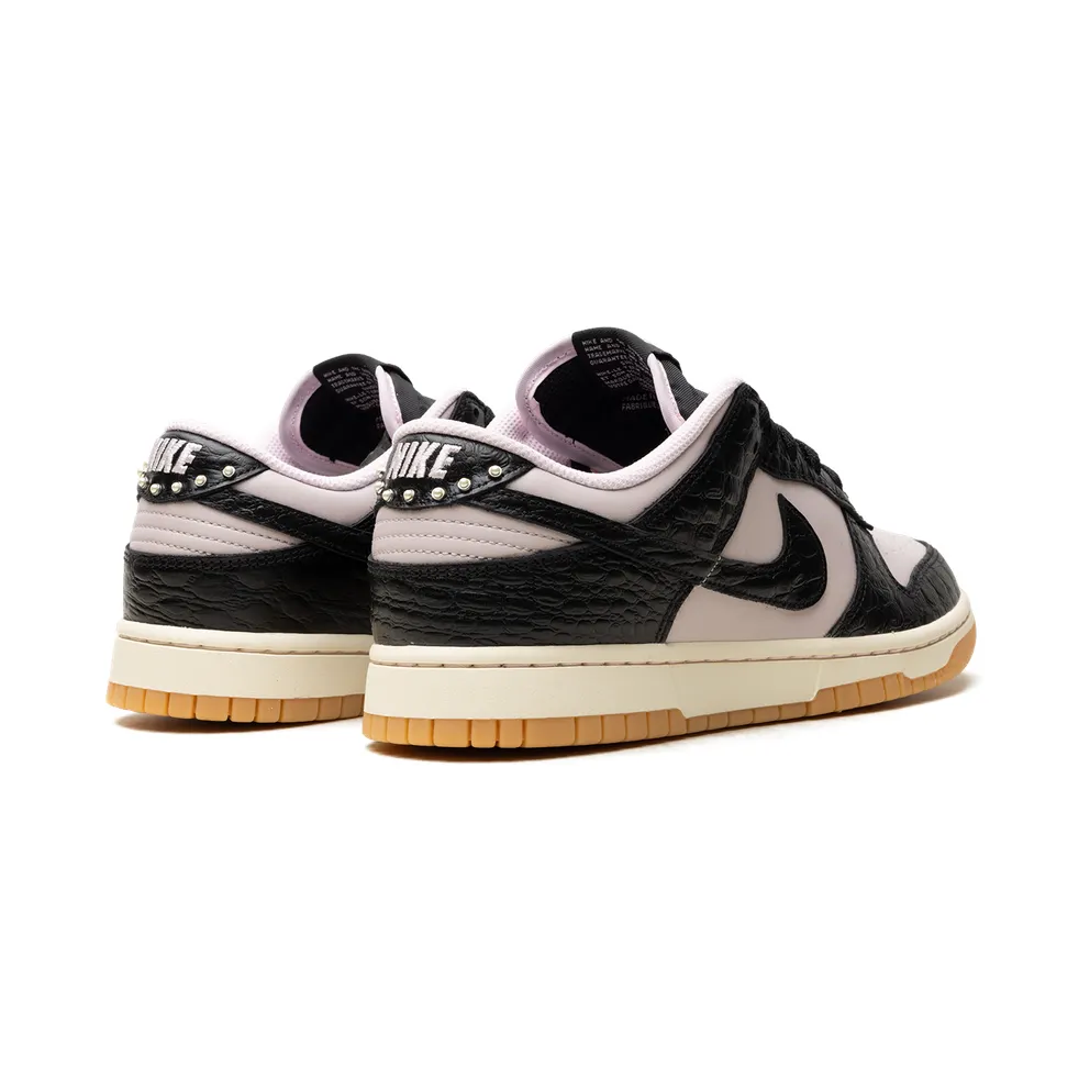 Nike Dunk Low “Black Platinum Violet Croc” (HF9191-001)