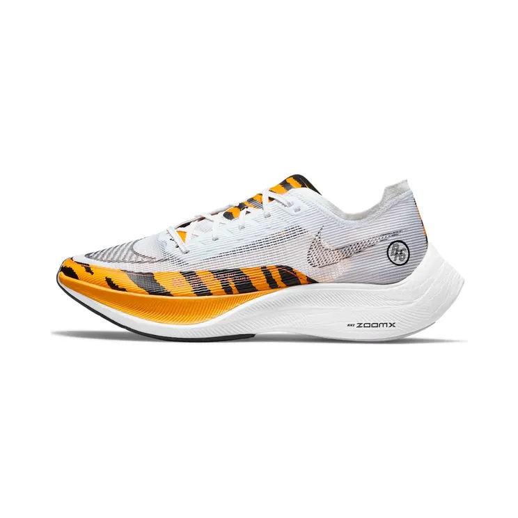 Nike ZoomX Vaporfly Next% 2 BRS Tiger “White / University Gold / Orange / Black” (DM7601-100)