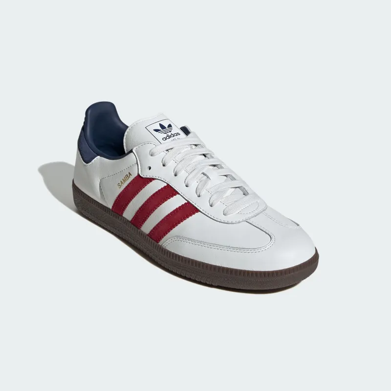 Adidas Samba OG Core White / Team Victory Red / Night Indigo (IH4881)