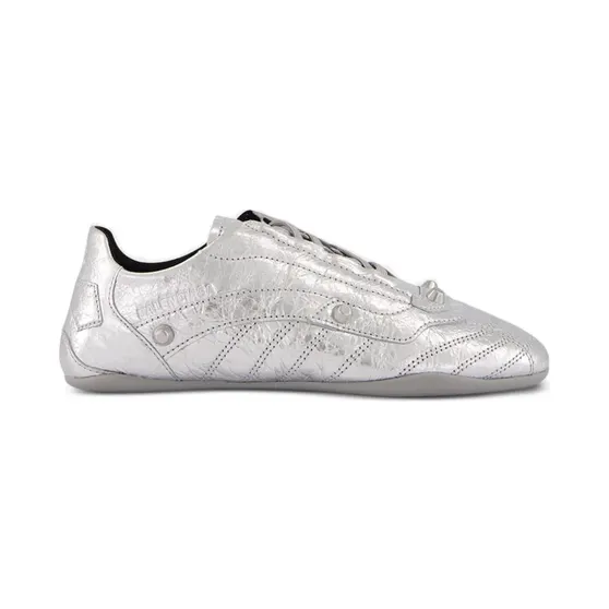Balenciaga City mit Metallic-Nieten “Silver” (856693WZCYL)