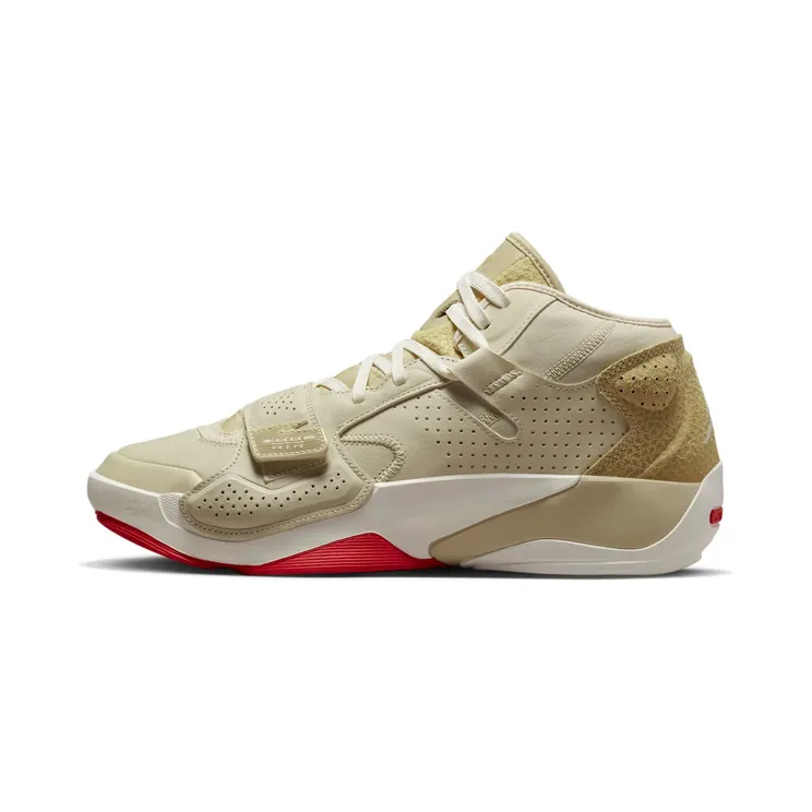 Jordan Zion 2 Let’s Dance “Fossil / Team Gold / University Red / Sail” (DO8990-217)