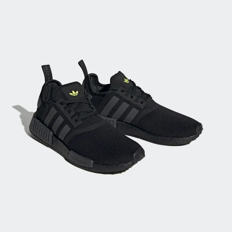 adidas NMD_R1 Shoes Core Black / Grey Six / Solar Yellow (GY7367)