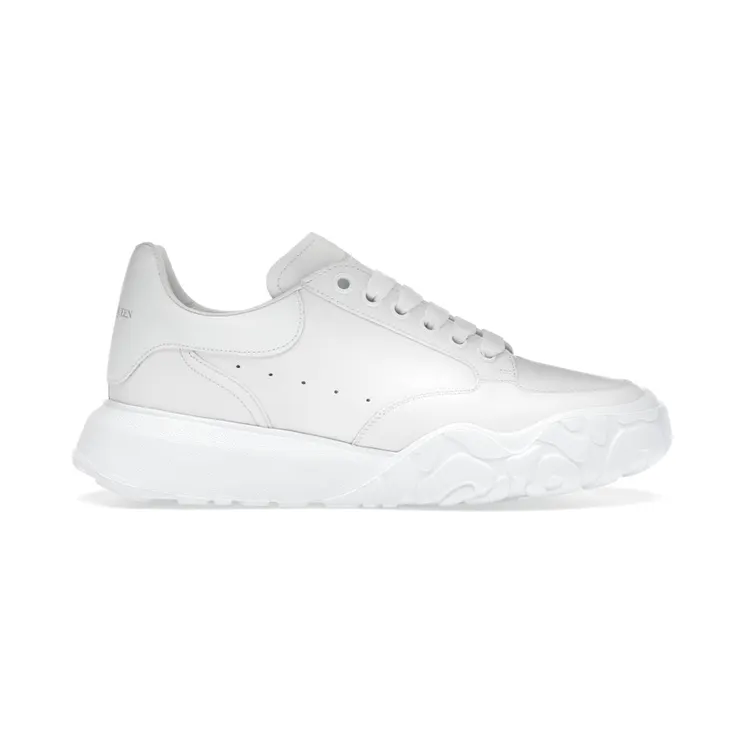 Alexander McQueen Court Trainers White Leather (W) (633915WIA989000)