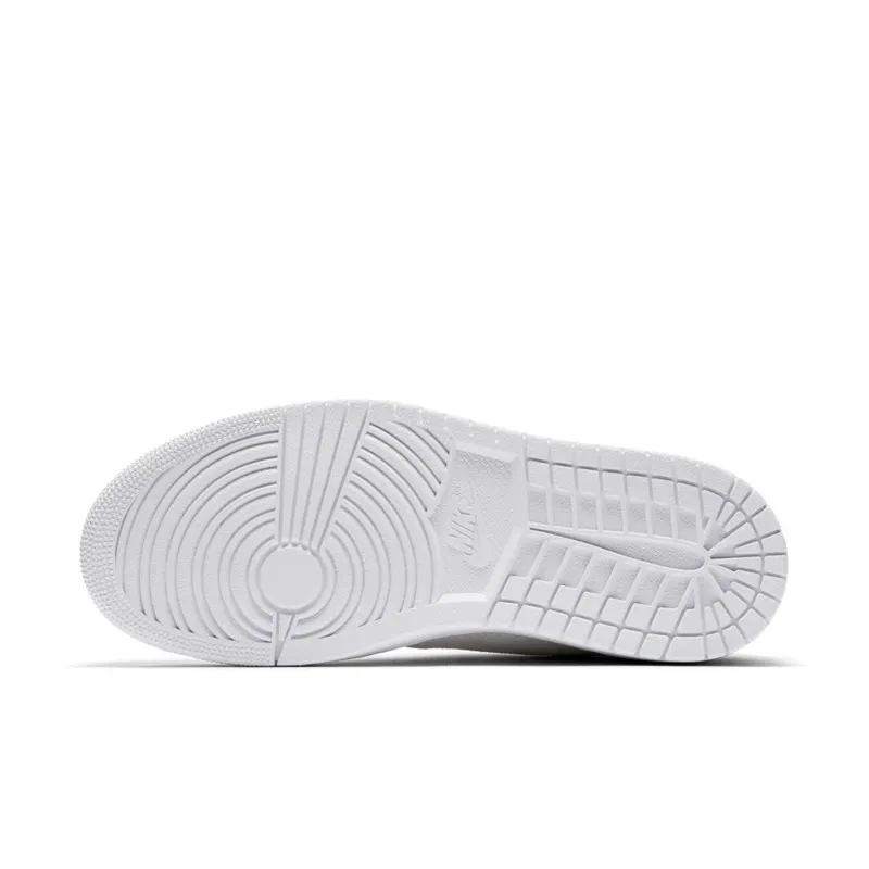 Air Jordan I 1 AJ Retro Low No Swoosh Off-White/White (AH7232-100)