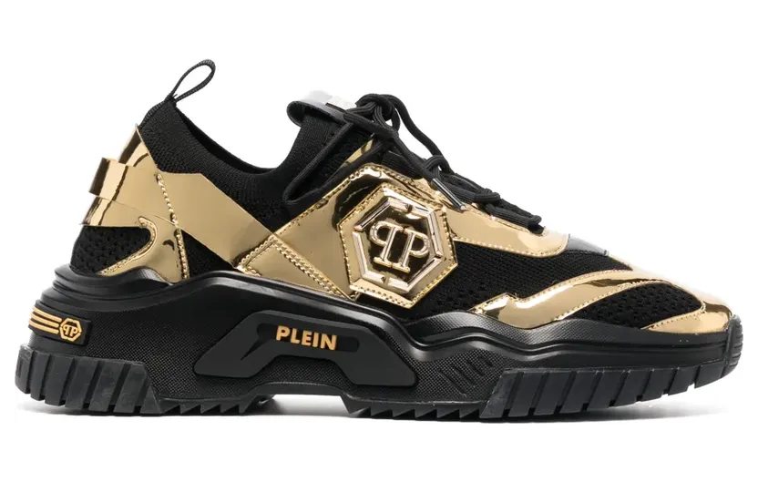 Philipp Plein Runner Hexagon low-top “Black” (FACSUSC0445PTE003N)