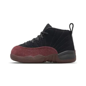 Air Jordan 12 TD A Ma Maniére – “Black / Burgundy Crush” (FB2687-001)