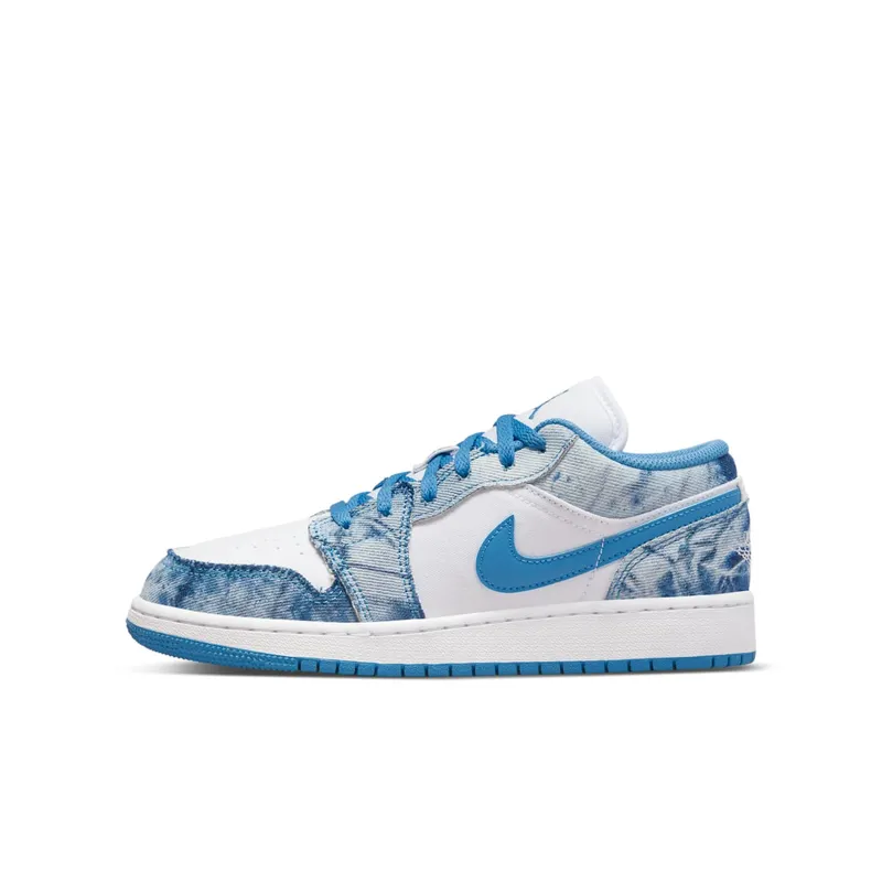 AIR Jordan 1 LOW GS “Acid Wash Denim” (DM8947-100)