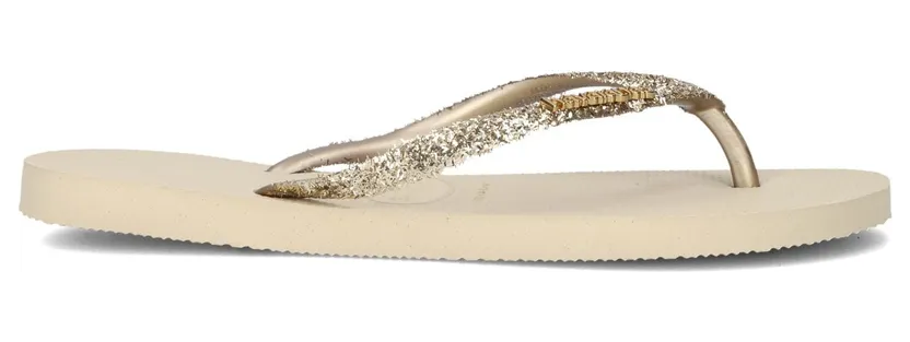 Havaianas Slippers Slim Glitter “Beige” (41469750154)