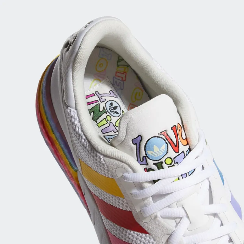 adidas ZX 1K Boost Pride Cloud White / Cloud White / Off White (GW2418)