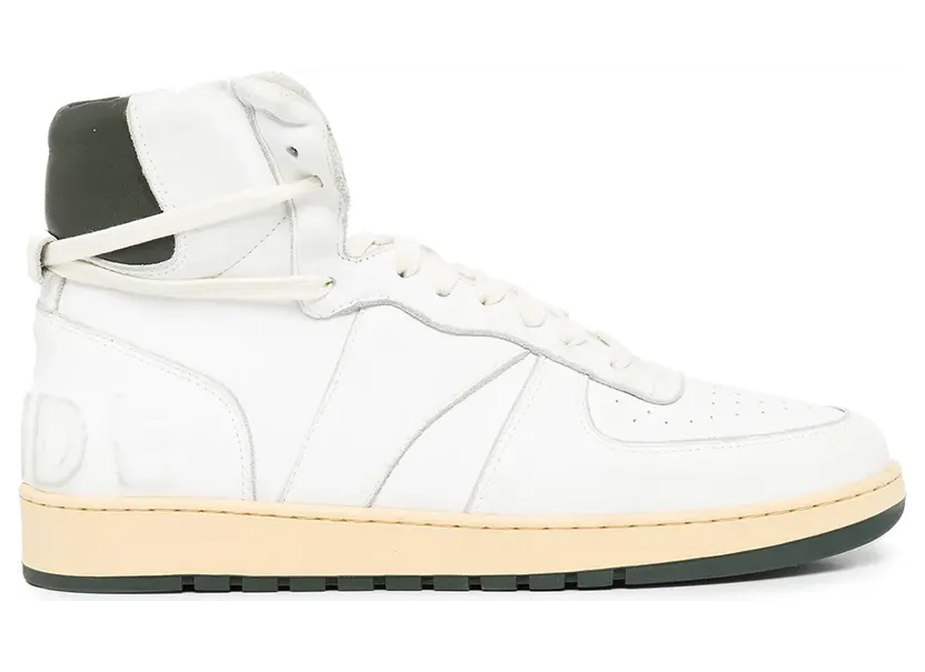 Rhude Rhecess-Sky High-Top-Sneakers “White” (RHSS22F007178)