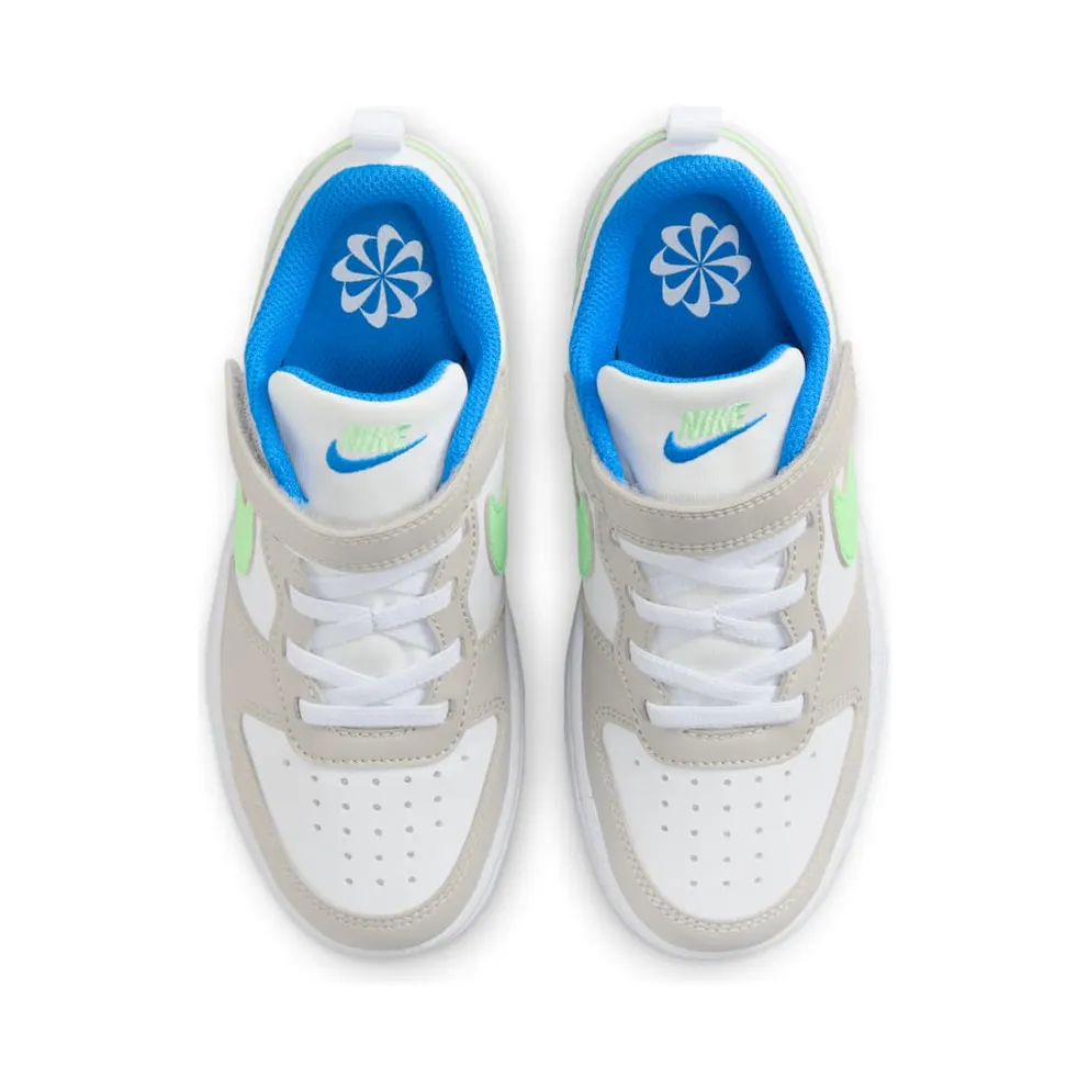 Nike Court Borough Low Recraft Light Iron Ore White Photo Blue Vapor Green (DV5457-005)