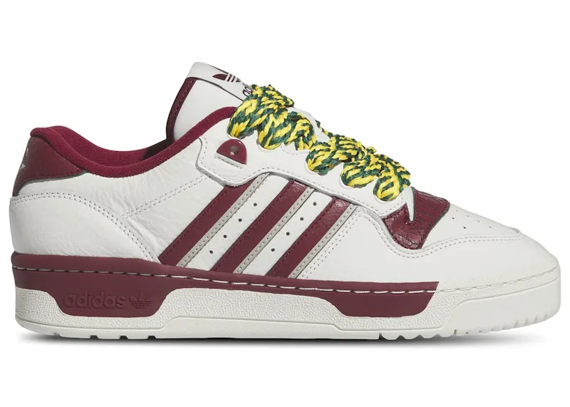 adidas Rivalry Low White Maroon Yellow (IH774)