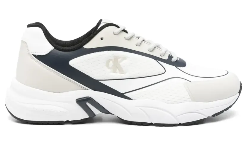 Calvin Klein Jeans Sneakers mit Logo-Stickerei – Weiß (YM0YM01310)