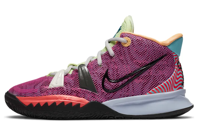 Nike Kyrie 7 GS ‘Creator’ Active Fuchsia/Ghost/Flash Crimson/Black (CT4608-601)