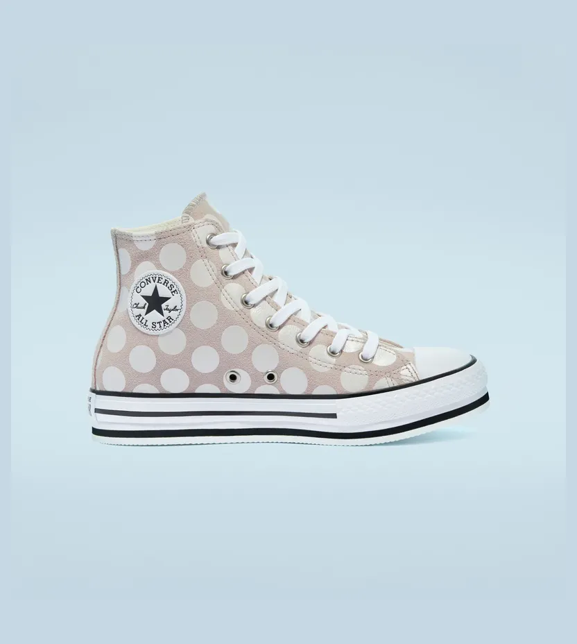 Converse Glitter Shine EVA Platform Chuck Taylor All Star High Top Silt Red/white/black (670028C)