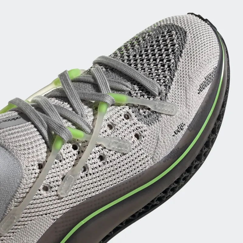 adidas 4D Fusio Grey One / Core Black / Signal Green (H04511)