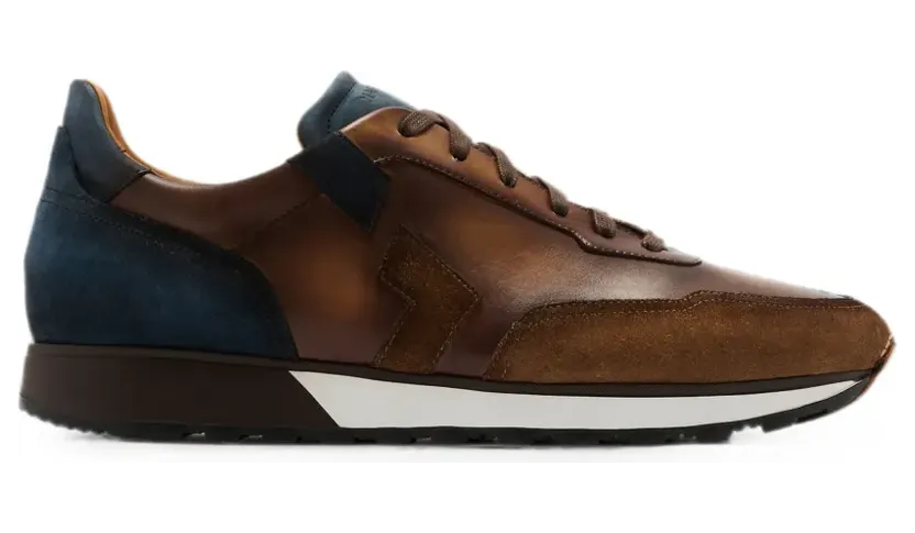 Magnanni Sneakers mit Kontrasteinsatz – Braun (2542100586)