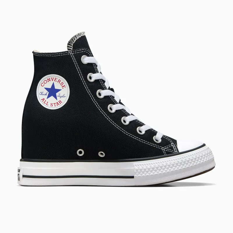 Converse Chuck Taylor All Star Classic Wedge Platform Black Red Navy (A11909C)
