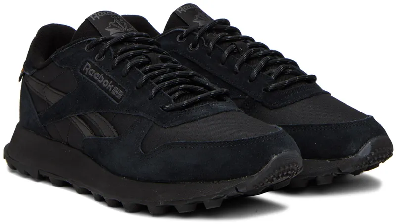 Reebok Classic Leather Shoes Core Black / Core Black / Pure Grey 7 (GY1542)
