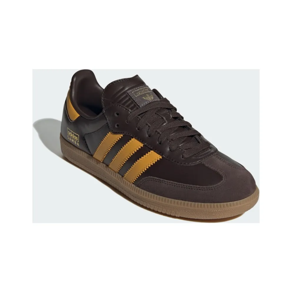 adidas Samba OG Dark Brown / Preloved Yellow / Gum (IG6174)