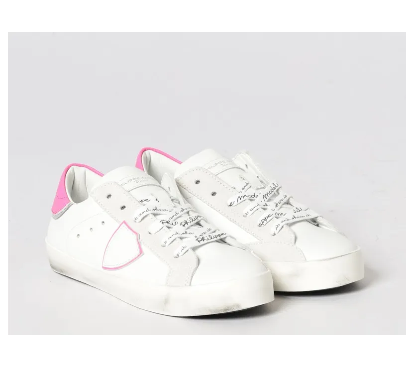 Philippe Model Leather Sneakers Philippe Model White 1 (833163)