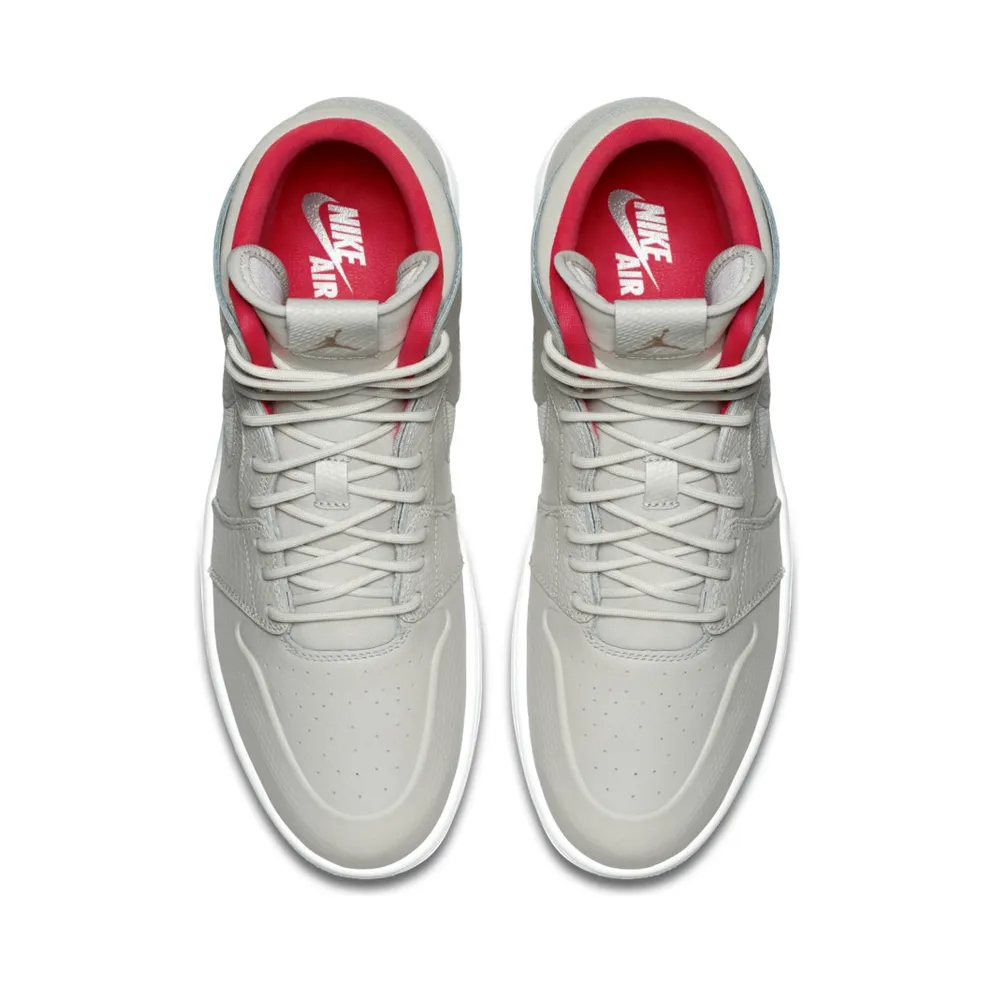 Jordan 1 Retro High Nouveau Pure Platinum Bright Crimson Pure Platinum/Pure Platinum-Bright Crimson-White (819176-050)
