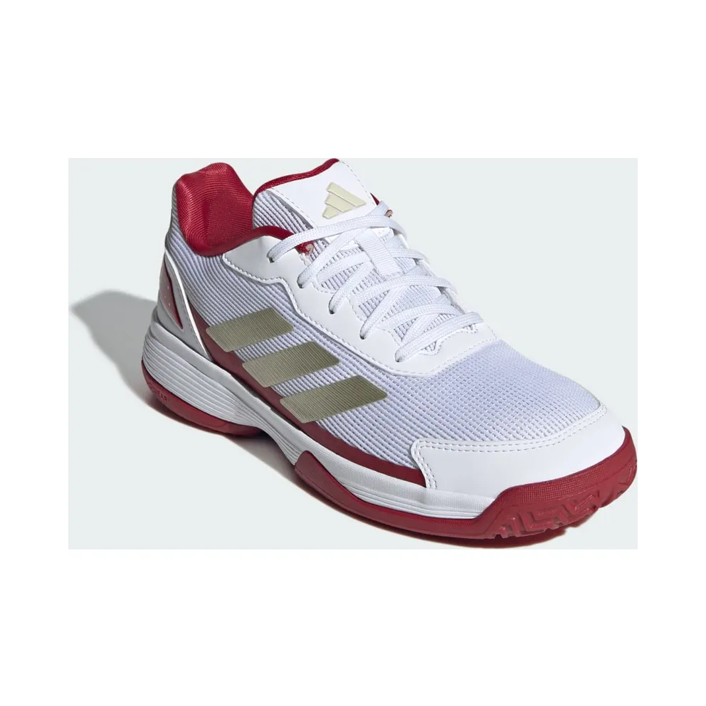 Adidas Crazyquick Kids Padel Cloud White / Ice Gold Met. / Cloud White (JQ9274)