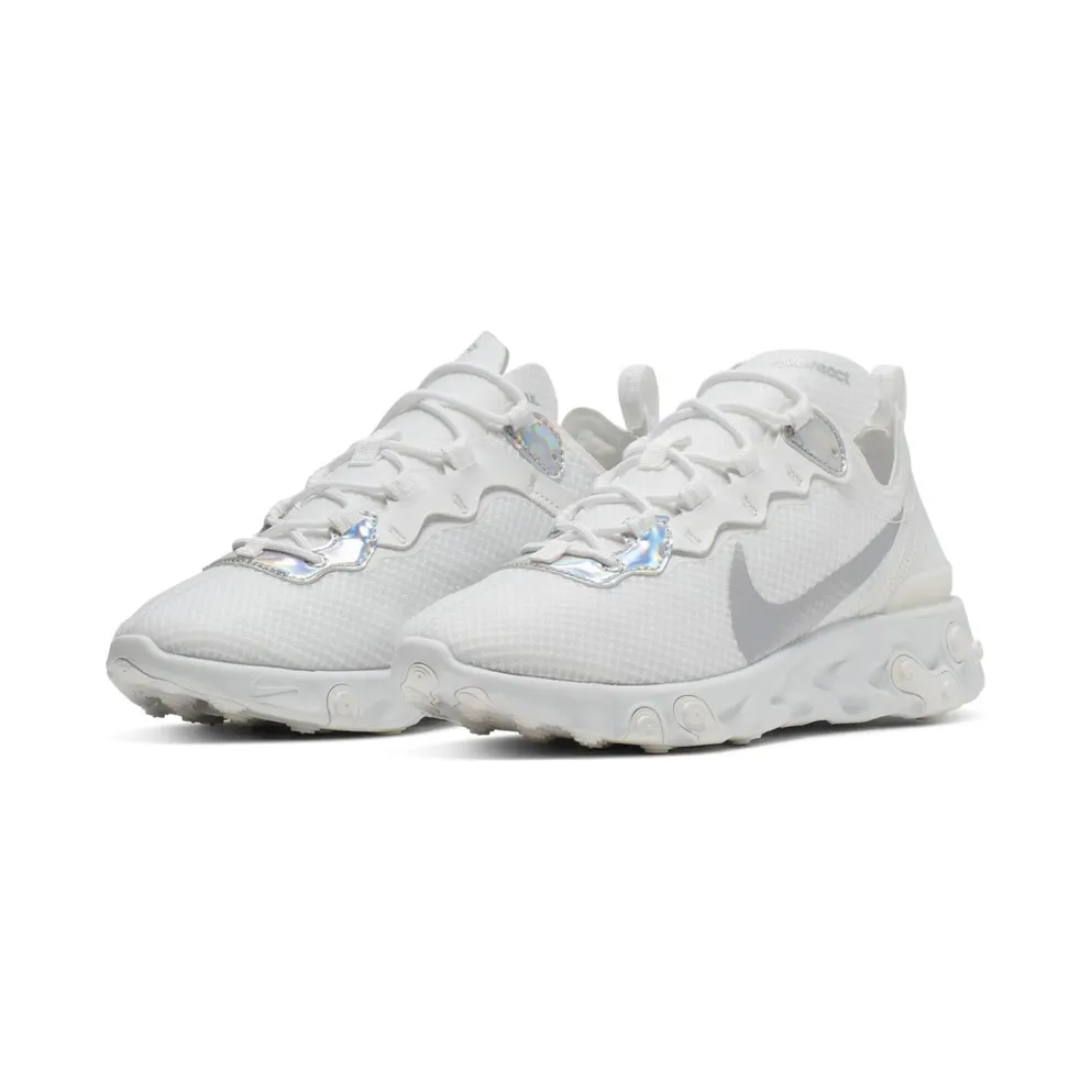 Nike React Element 55 ‘White Iridescent’ (2019) (CN0147-100)