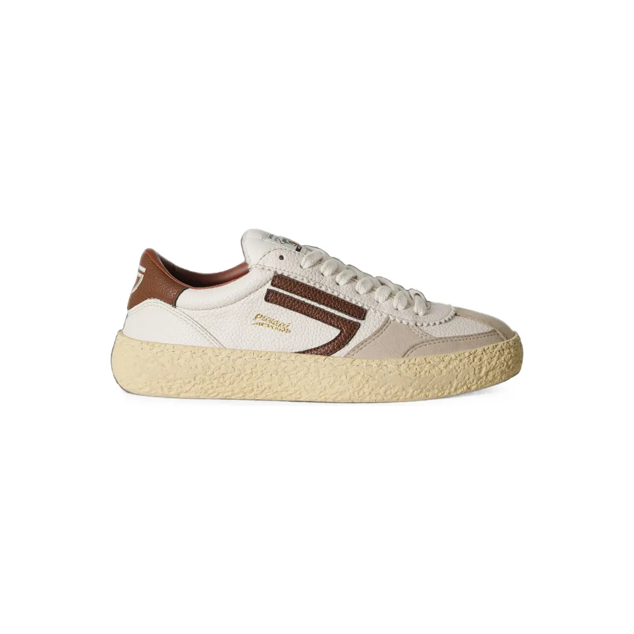 Puraai 1.01 Vintage suede panelled “White” (PU101VD099)