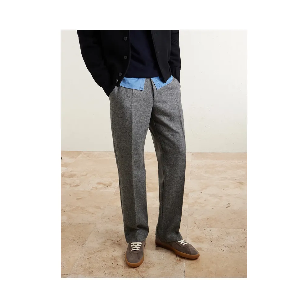 Officine Creative Ginnasio 001 Leather-Trimmed Suede Brown (OCUHALO001-CVCOM00000LC191)
