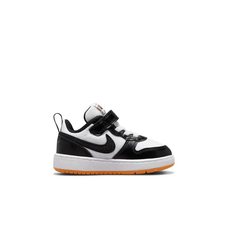 Nike Court Borough Low 2 White Black Kumquat (DN1230-100)