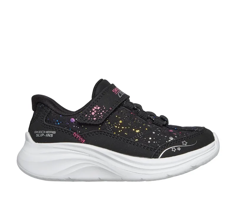 Skechers Slip-ins: Comfy Sprints “Cozy Fit Colordrip Sneaker Black” (304111NBKMT)